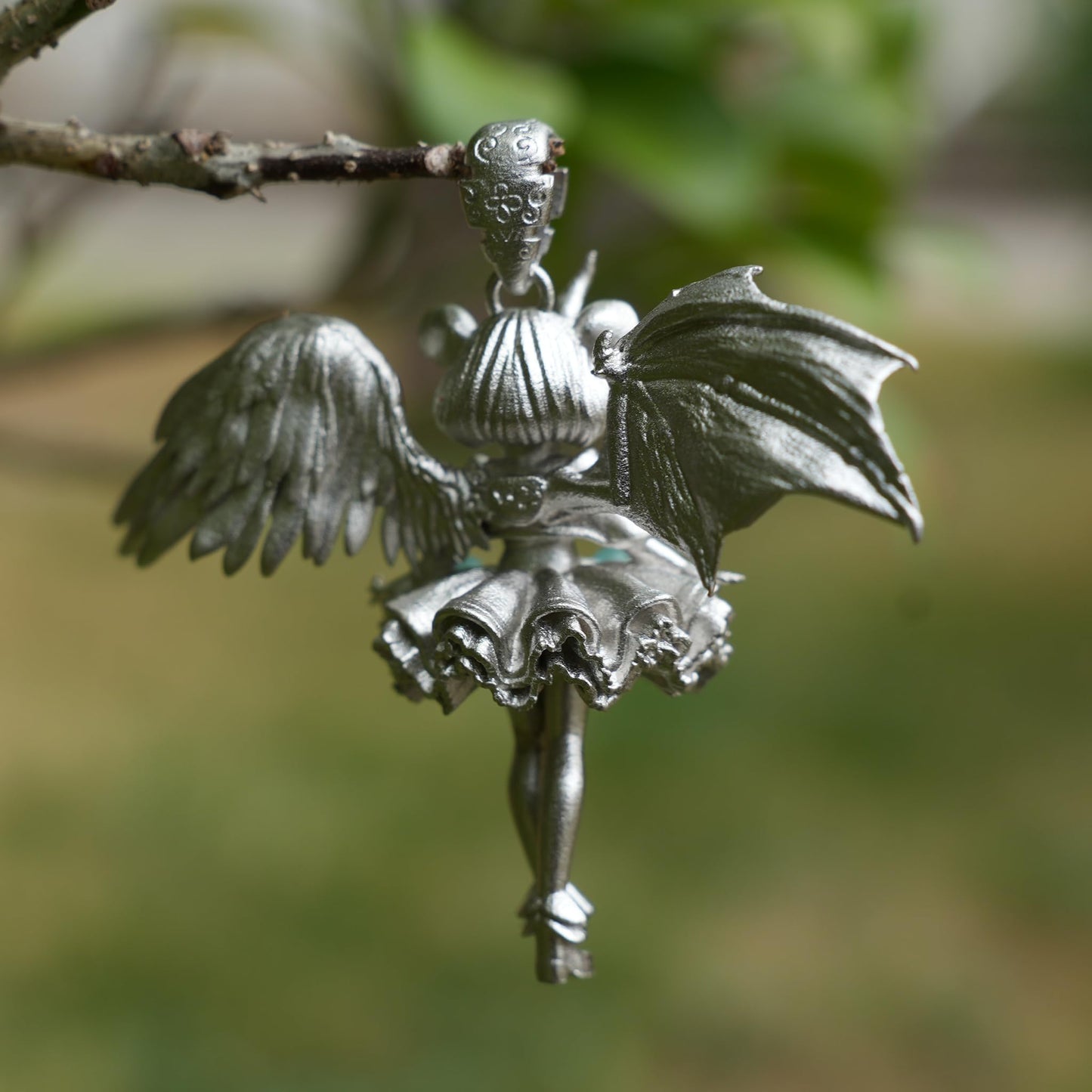 Gemini Duality Pendant | Handmade 925 Silver Zodiac Jewelry with Amazonite | Astrological Charm for Balance & Sisterhood | Gift for Her