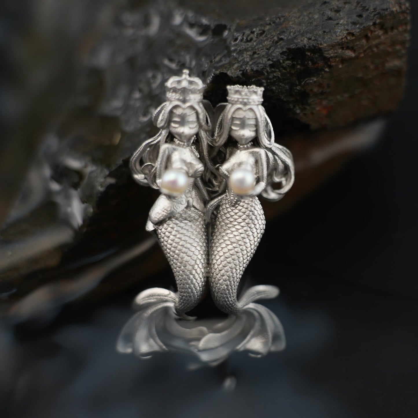 Pisces Guardian Pendant | 925 Sterling Silver & Pearl Necklace | Handcrafted Zodiac Jewelry Gift for Dreamers & Astrology Lovers