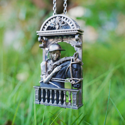 Silent Farewell Pendant | Handmade 925 Silver & Black Jade Horse Necklace | Emotional Keepsake Jewelry for Animal Lovers & Soulful Spirits