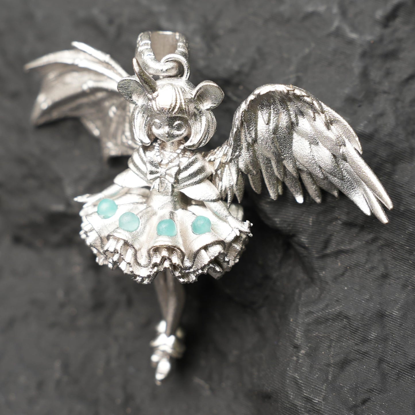 Gemini Duality Pendant | Handmade 925 Silver Zodiac Jewelry with Amazonite | Astrological Charm for Balance & Sisterhood | Gift for Her