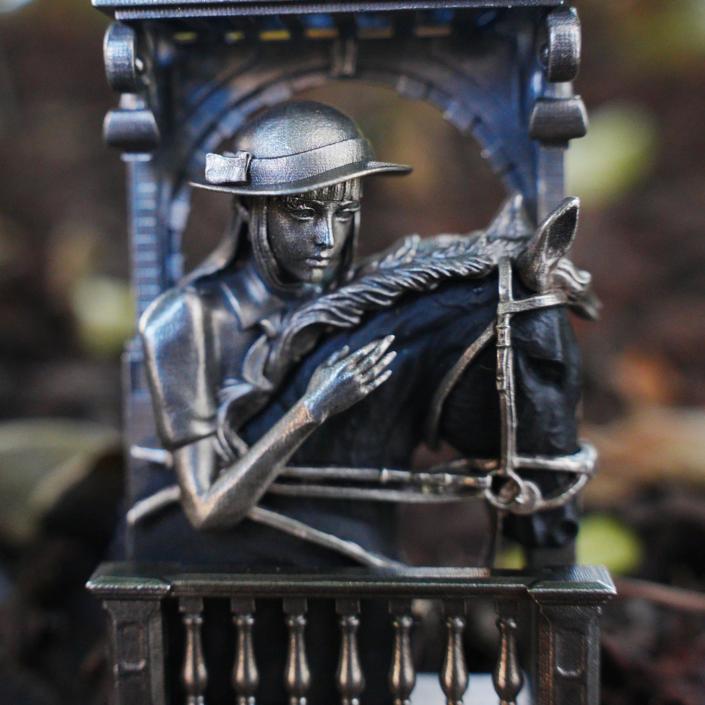 Silent Farewell Pendant | Handmade 925 Silver & Black Jade Horse Necklace | Emotional Keepsake Jewelry for Animal Lovers & Soulful Spirits