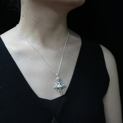 Cancer Zodiac Pendant in 925 Silver with Amazonite | Handmade Star Sign Necklace for Astrology Lovers | Gentle Protection Amulet Jewelry Gift