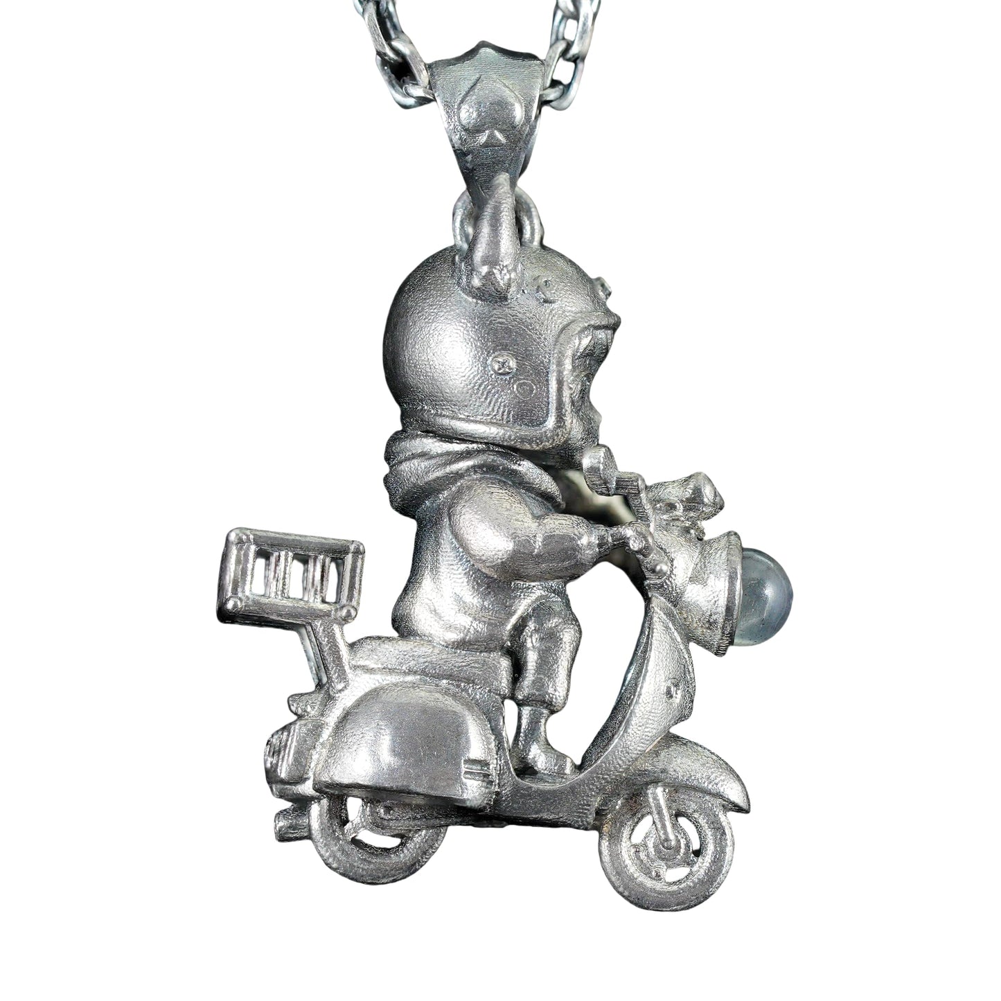 Night Rider Messenger Pendant | Handmade Gothic Fantasy Jewelry Gift for Men & Women