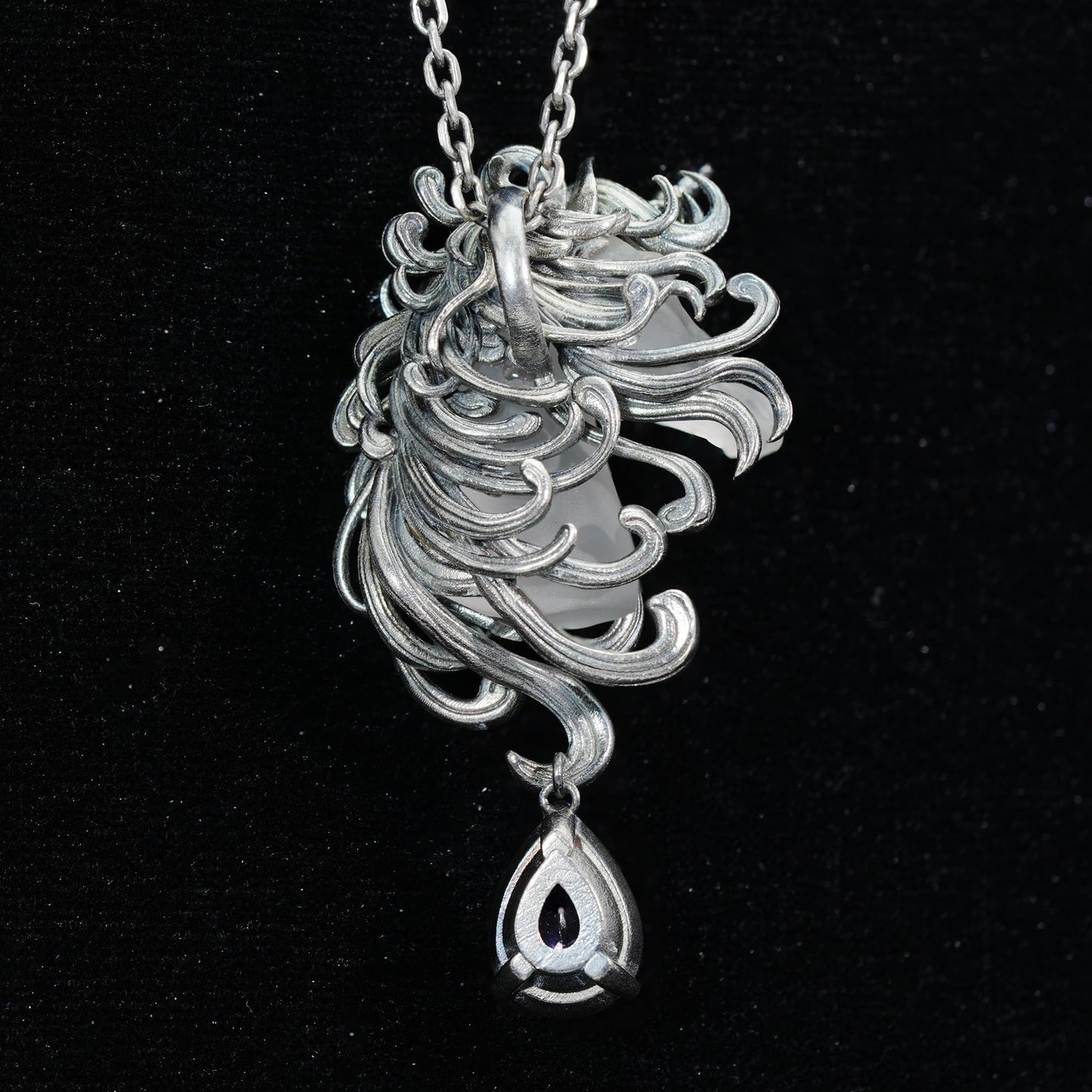 Unicorn Totem Necklace in 925 Sterling Silver | Handmade Fantasy Jewelry Gift for Her