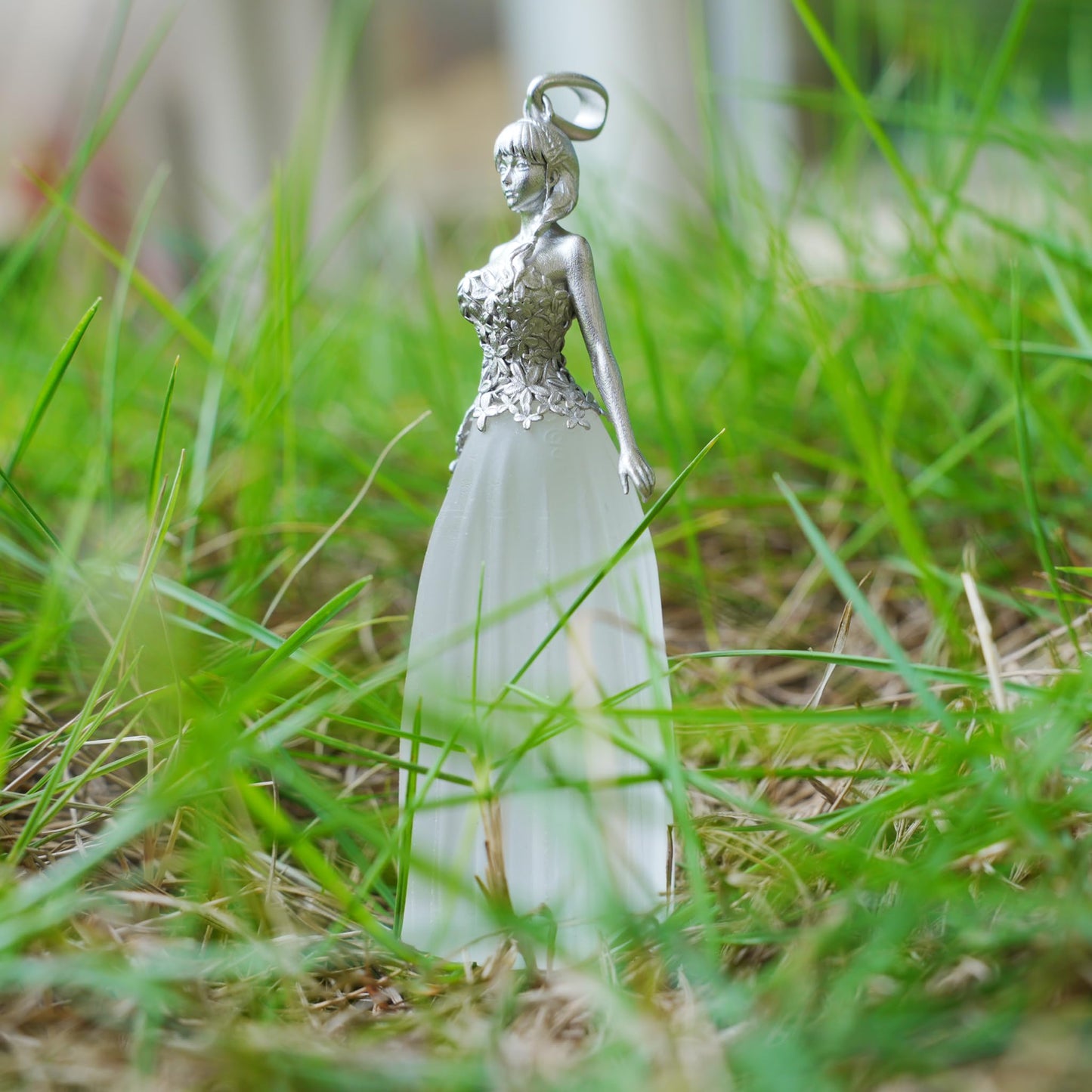 Moonlit Vow White Quartz Pendant | 925 Silver Spiritual Necklace for Women | Symbol of Peace, Strength & Devotion | Handcrafted Minimalist Jewelry Gift