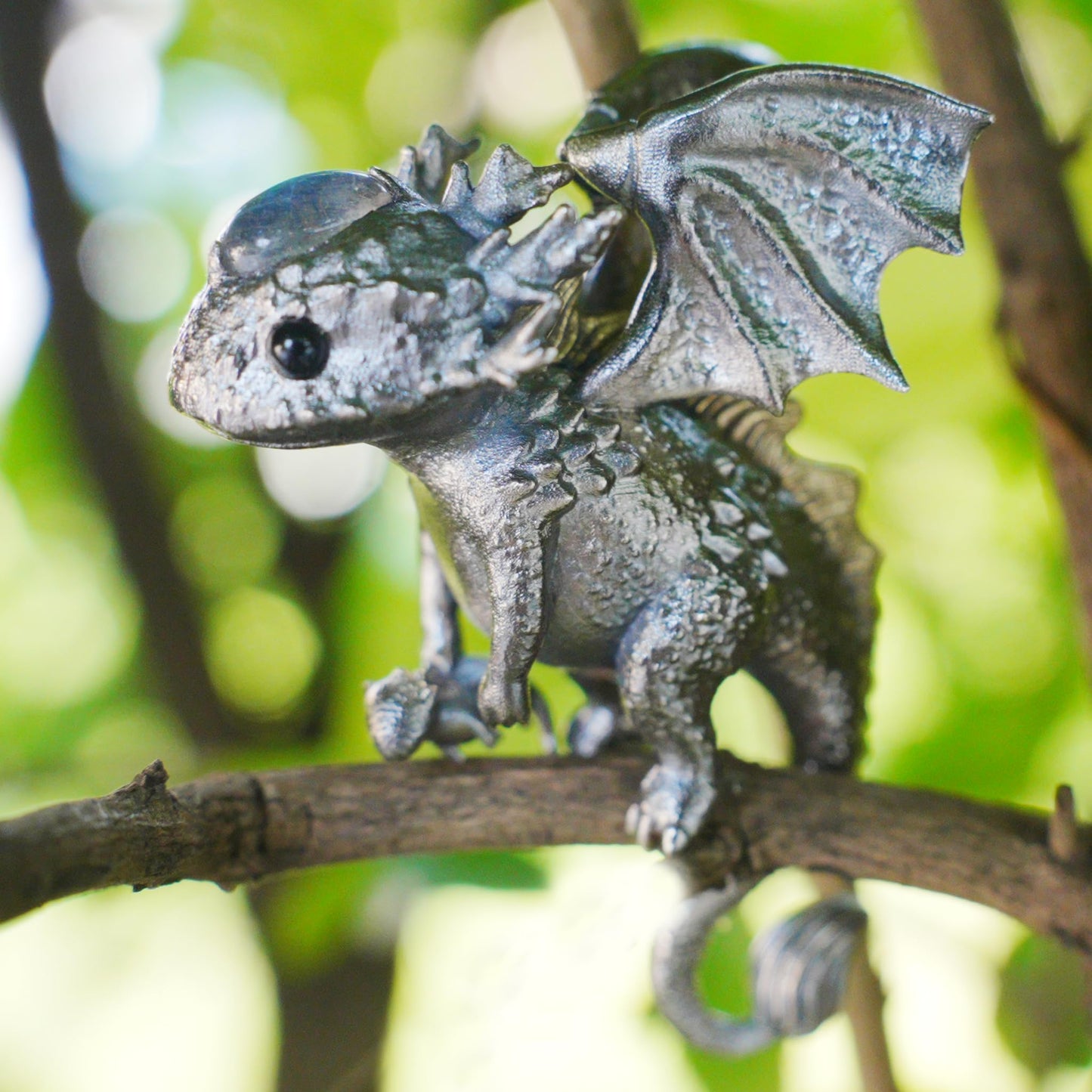 Mystic Little Dragon Guardian Pendant | 925 Silver Fantasy Necklace | Symbolic Handmade Protector Jewelry Gift