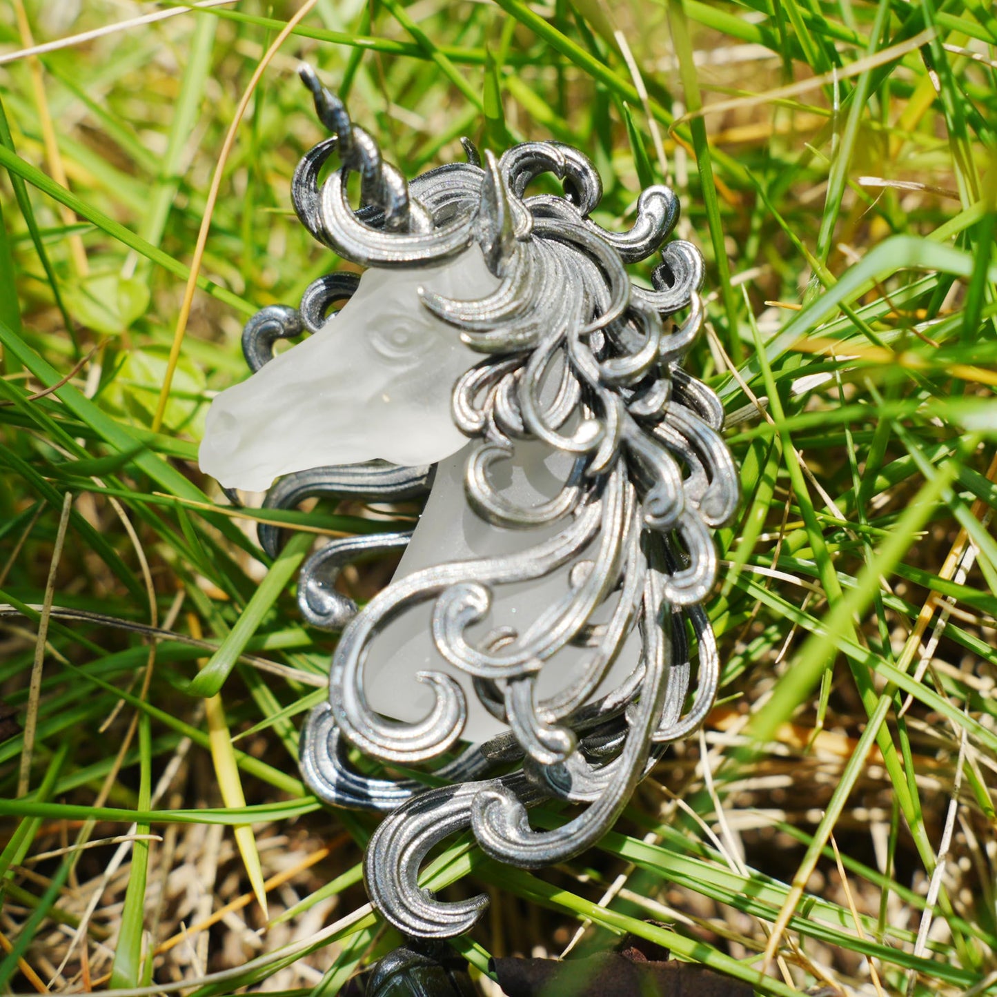 Unicorn Totem Necklace in 925 Sterling Silver | Handmade Fantasy Jewelry Gift for Her