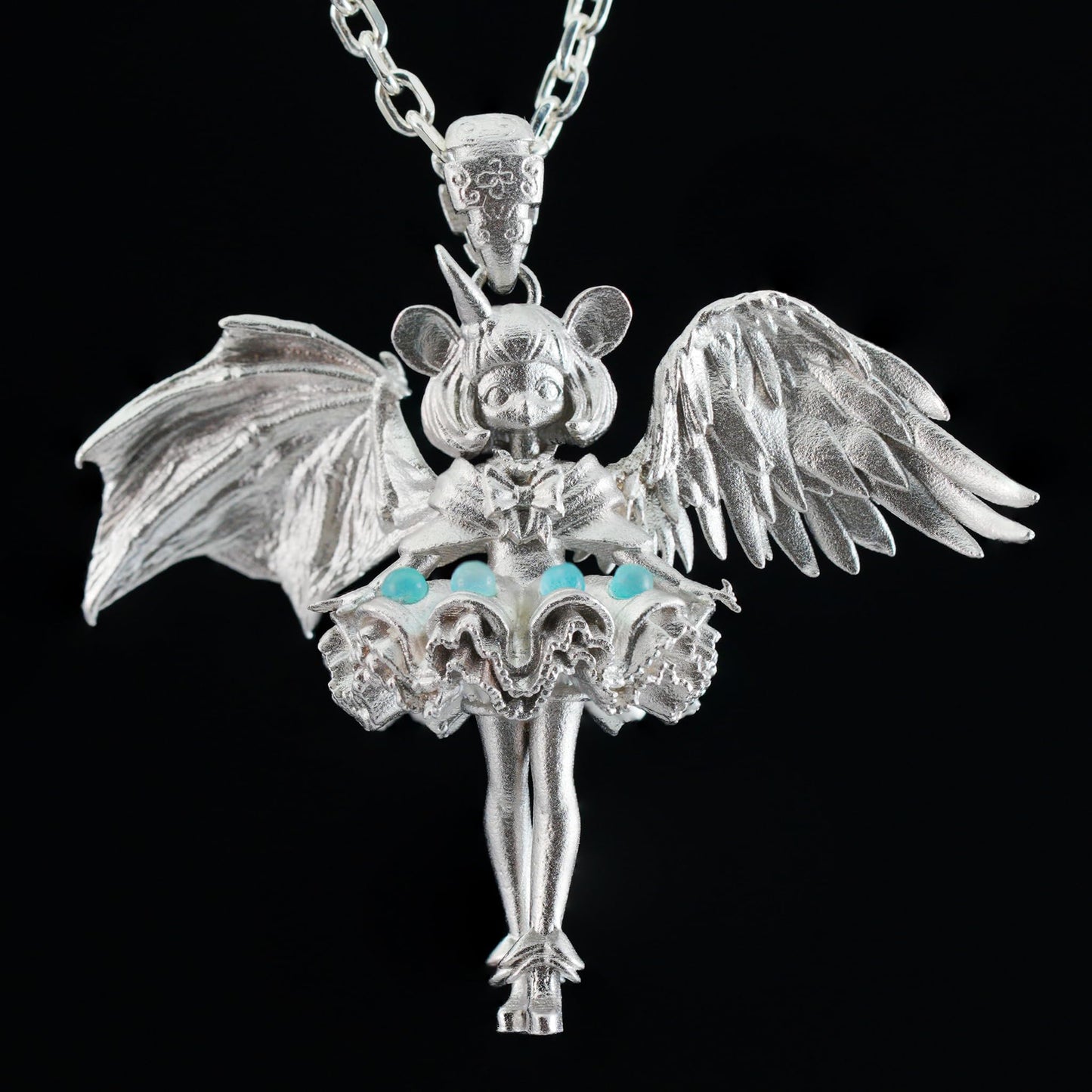 Gemini Duality Pendant | Handmade 925 Silver Zodiac Jewelry with Amazonite | Astrological Charm for Balance & Sisterhood | Gift for Her