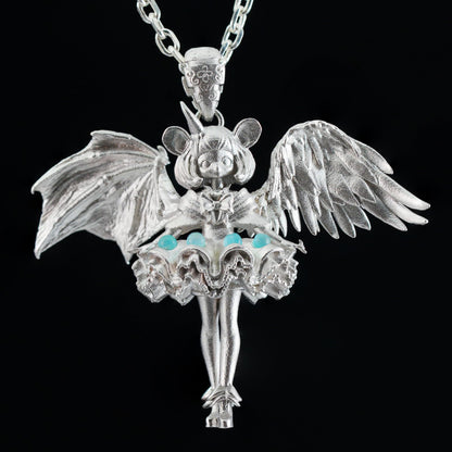 Gemini Duality Pendant | Handmade 925 Silver Zodiac Jewelry with Amazonite | Astrological Charm for Balance & Sisterhood | Gift for Her