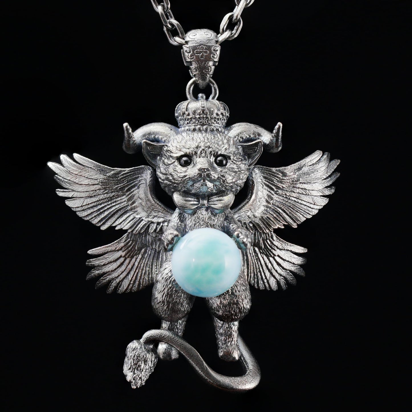 Guardian Angel Pendant, Spiritual Animal Totem, Symbol of Inner Peace and Protection, Gift for Meditation Lovers