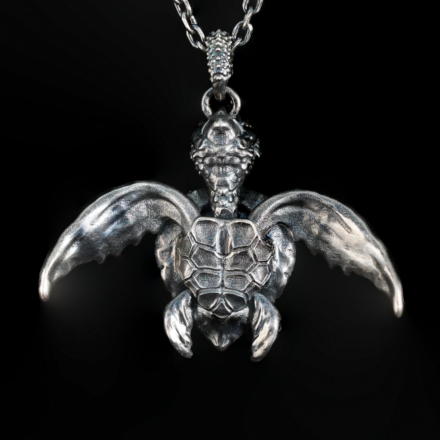 Sea Turtle Pendant | Handmade Ocean Spirit Necklace with Amethyst & Agate | Symbol of Protection, Wisdom & Calm | Gift for Divers & Ocean Lovers