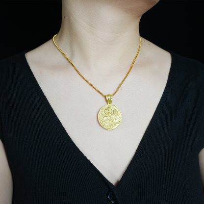 Gotischer Greif-Anhänger – Mythische Tier-Halskette, Fantasy-Wächteramulett-Schmuck