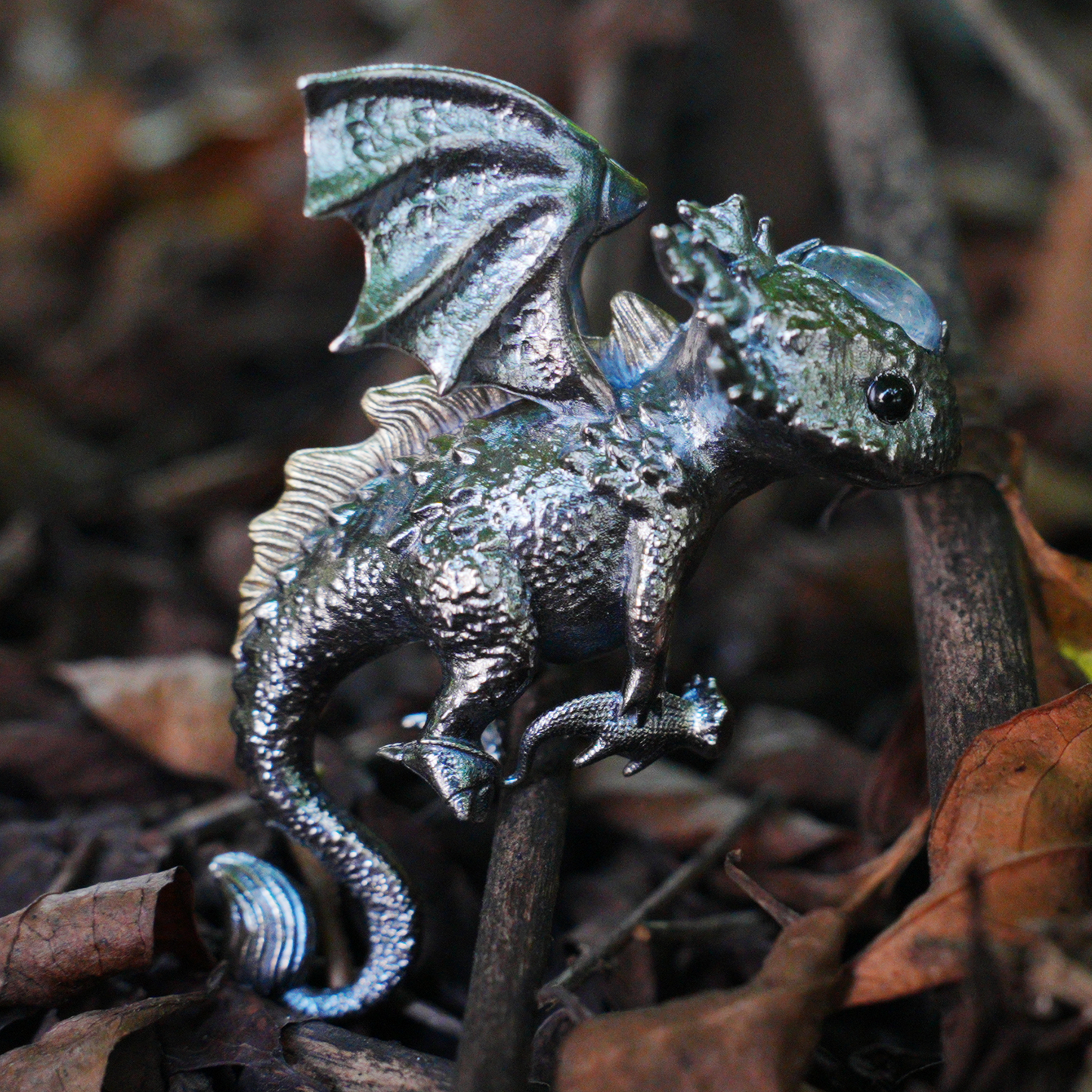 Mystic Little Dragon Guardian Pendant | 925 Silver Fantasy Necklace | Symbolic Handmade Protector Jewelry Gift