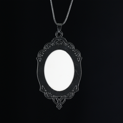 Mystic Forest Gate Pendant Necklace | Gothic Dark Art Pendant | Handmade Fantasy Statement Jewelry