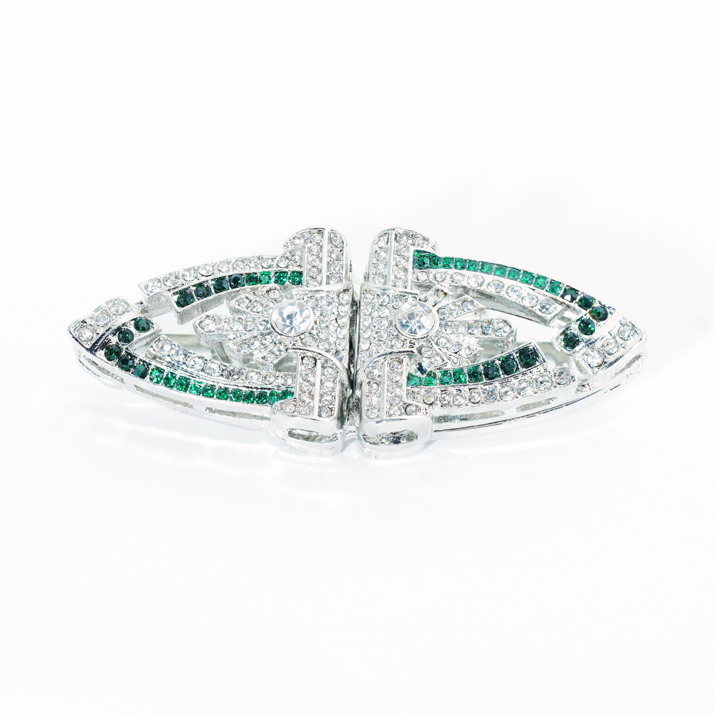Luxuriöser Schmuck für zwei Tragemöglichkeiten | Dekorative Brosche &amp; Ohrstecker | Vielseitig und auffällig