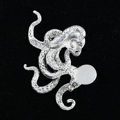 Einzigartige Oktopus-Brosche für Herrenanzüge, kreatives Finish-Design, personalisiertes High-End-Accessoire, ideal für geschäftliche und formelle Anlässe