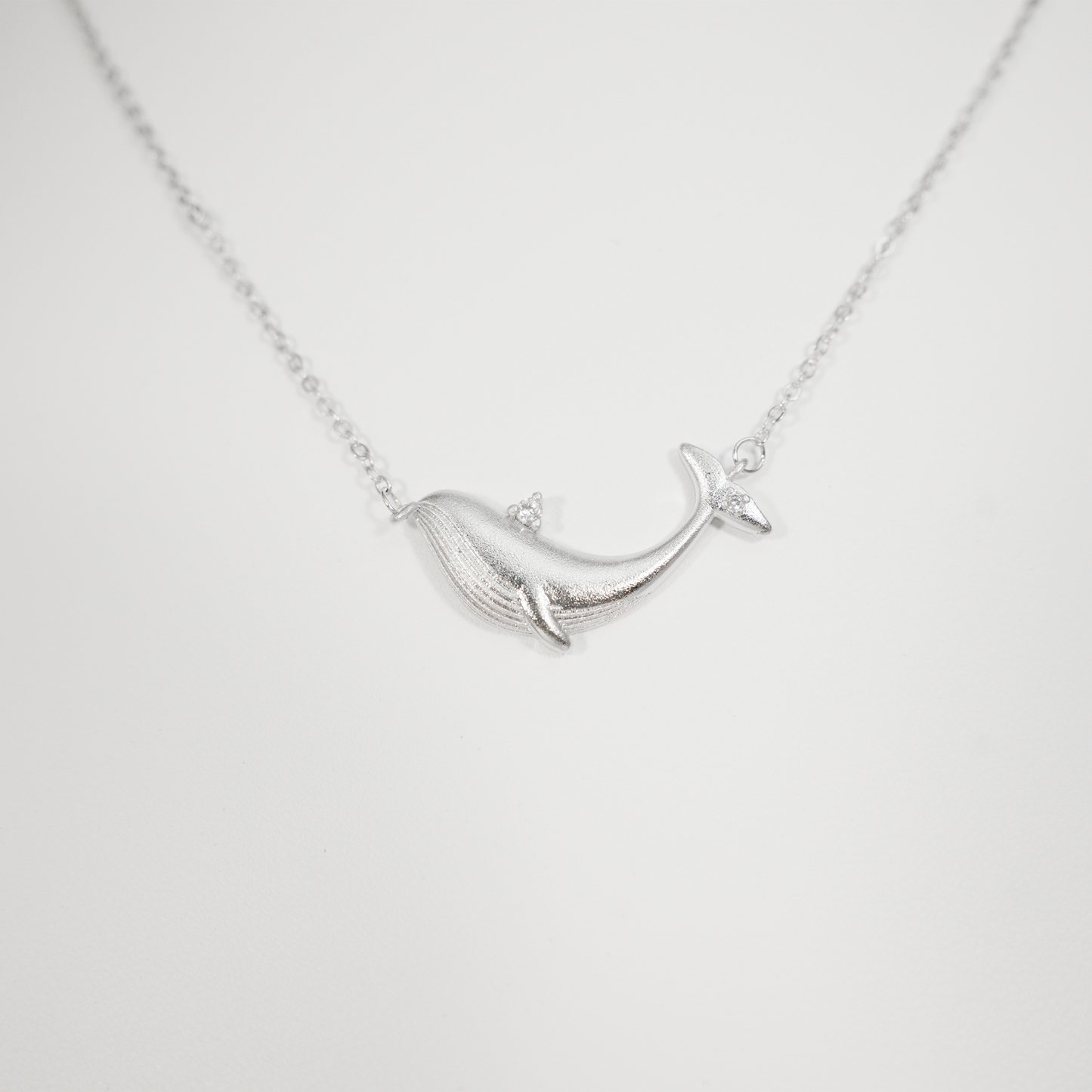 Wal Anhänger Halskette, Süßer Tier Charm, Minimalistischer Choker Schmuck, Alltägliches Geschenk für Sie, Wal Totem