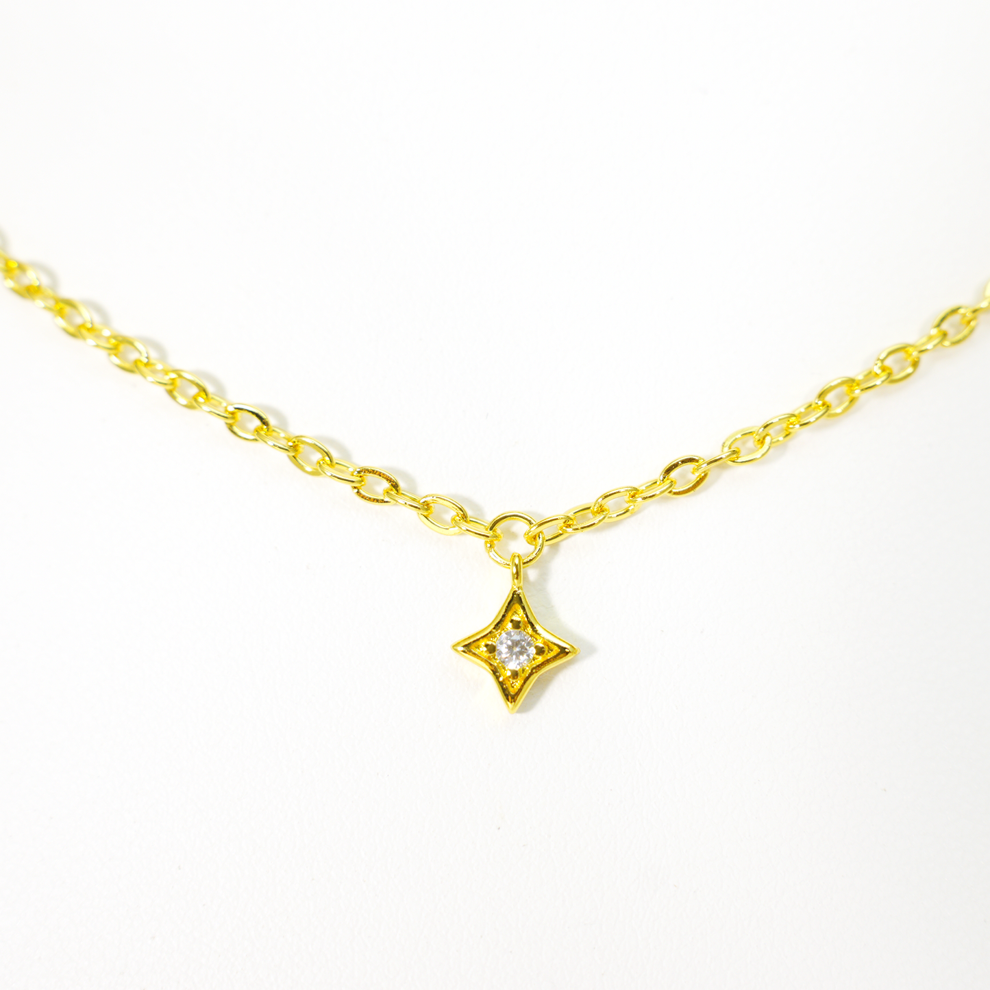Wunschstern-Halskette, Minimalistische goldene Sternkette für Frauen, zierliches, schickes Layering-Schmuckgeschenk