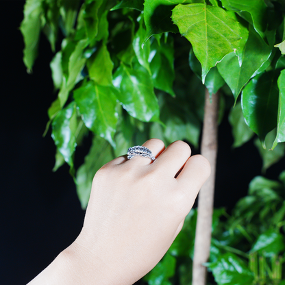Dragon Ouroboros Ring, Snake Totem Ring, Gothic Ouroboros Band for Protection and Eternity