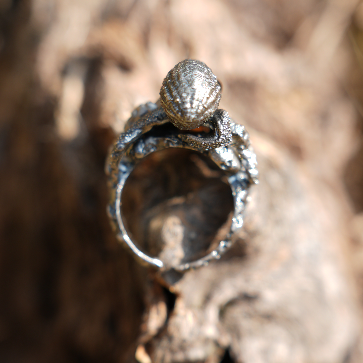 925 Sterling Silver Octopus Ring with Phantom Quartz | Handmade Ocean-Inspired Jewelry | Fantasy Statement Ring Gift