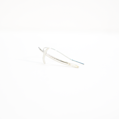 Dagger Stud Earring, Gothic Knife Ear Jewelry, Punk Minimalist Sword Piercing for Unisex