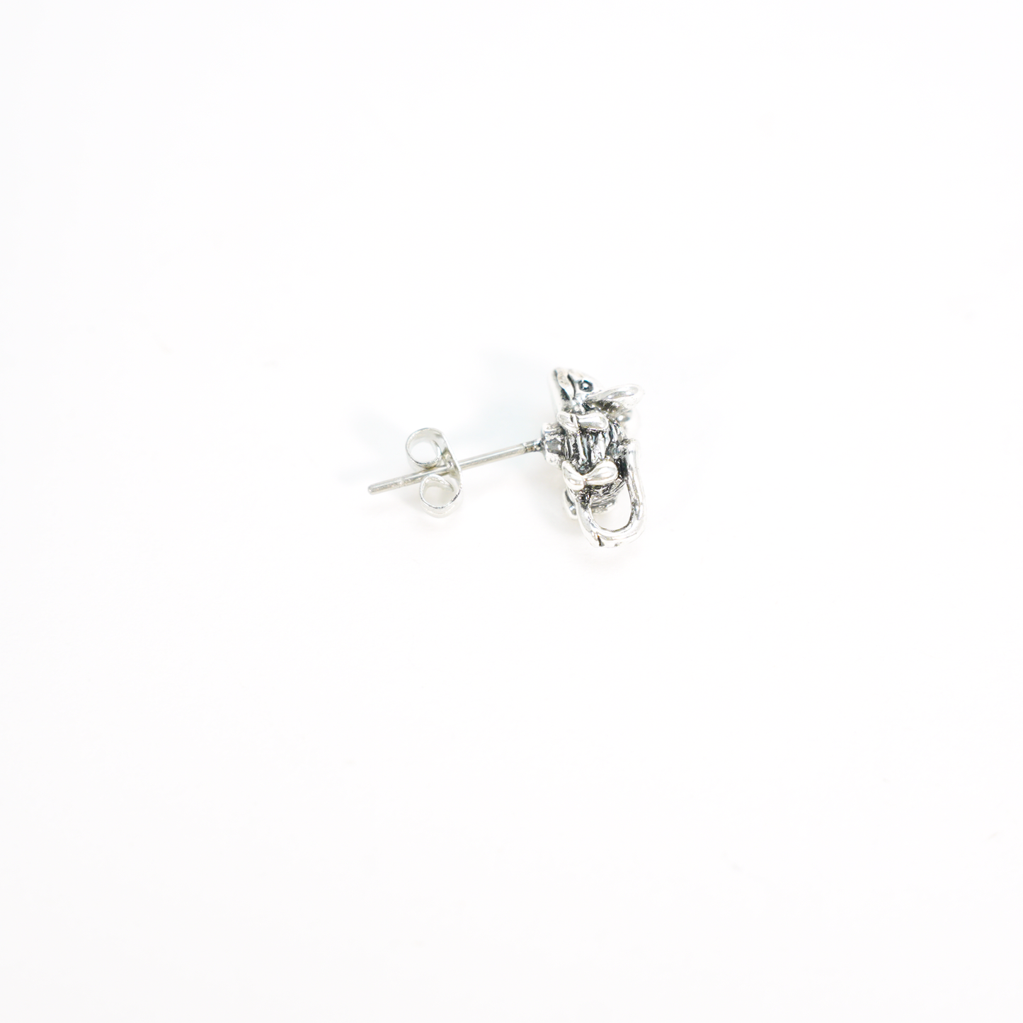 Whimsical Mouse Stud Earring | Animal Totem Jewelry | Vintage-Inspired Accessory