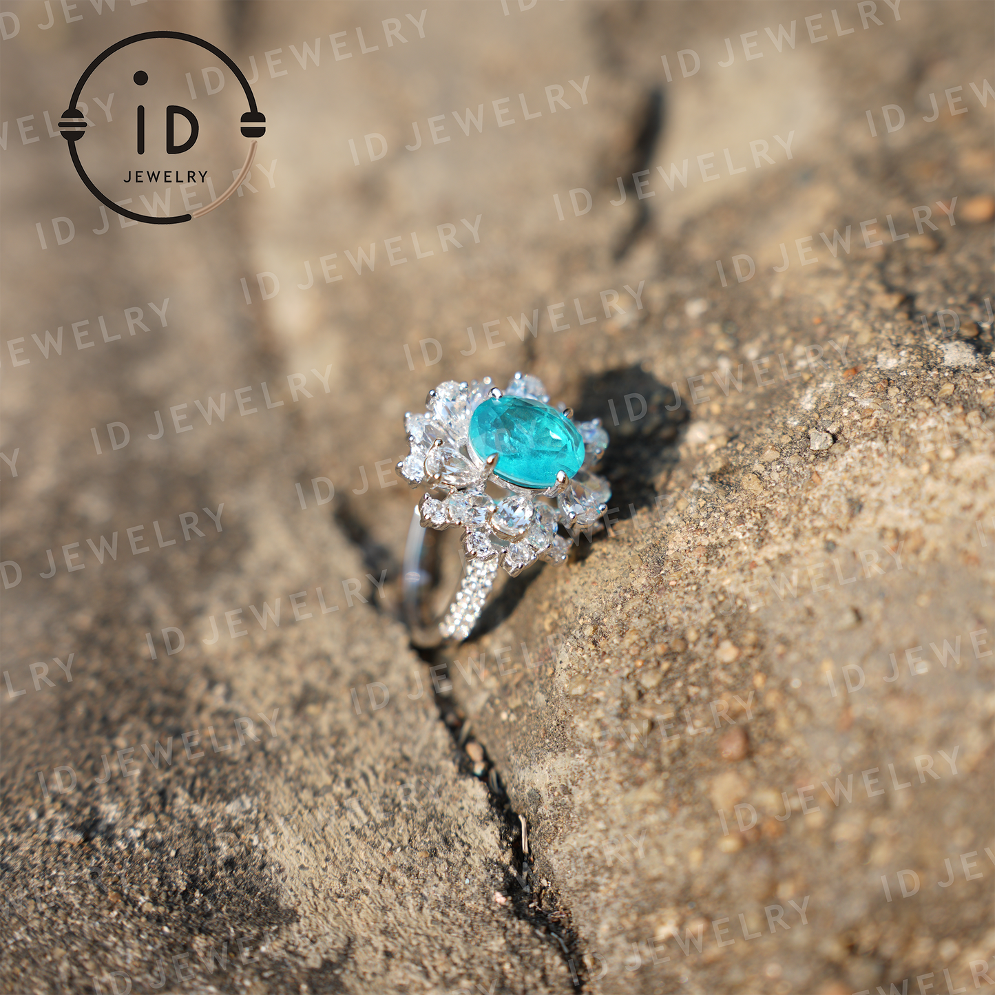 Luxurious Paraiba Tourmaline Ring in 925 Sterling Silver – Perfect Gift for Special Occasions