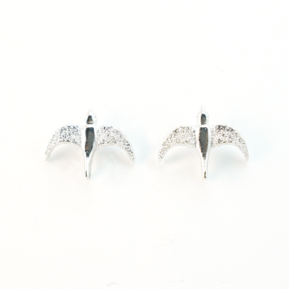Flying Bird Stud Earrings | Delicate Nature-Inspired Jewelry for Her
