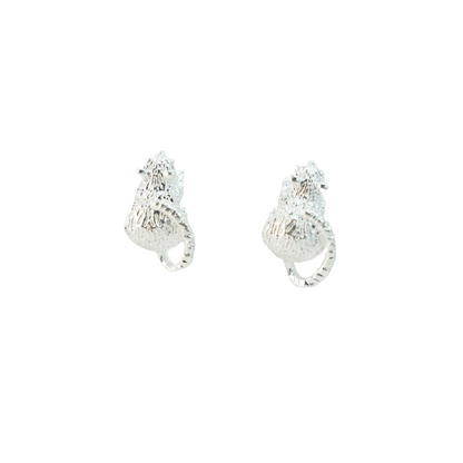 Cute Mouse Stud Earrings | Animal Miniature Earrings | Gift Idea