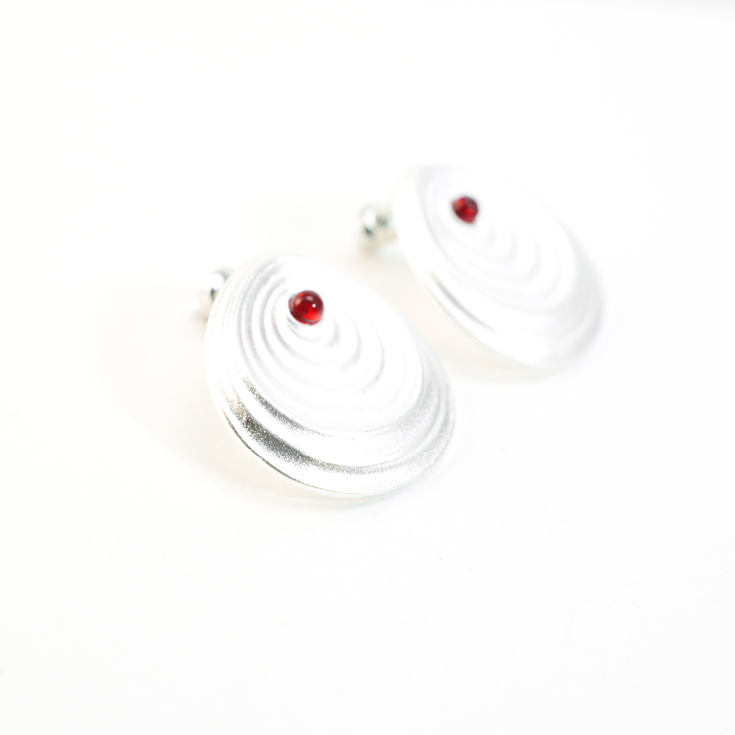 Minimalist Spiral Stud Earrings, Abstract Jewelry for Women, Artistic Modern Gift for Birthday, Anniversary or Self-Love