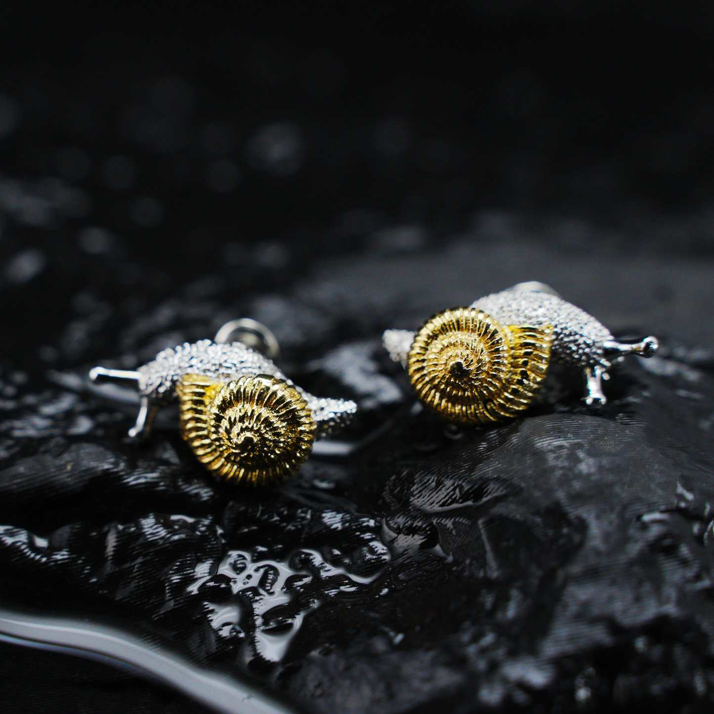 Snail Stud Earrings, Whimsical Animal Jewelry, Cute Forest Creature Earrings, Spiritual Nature-Inspired Gift for Her