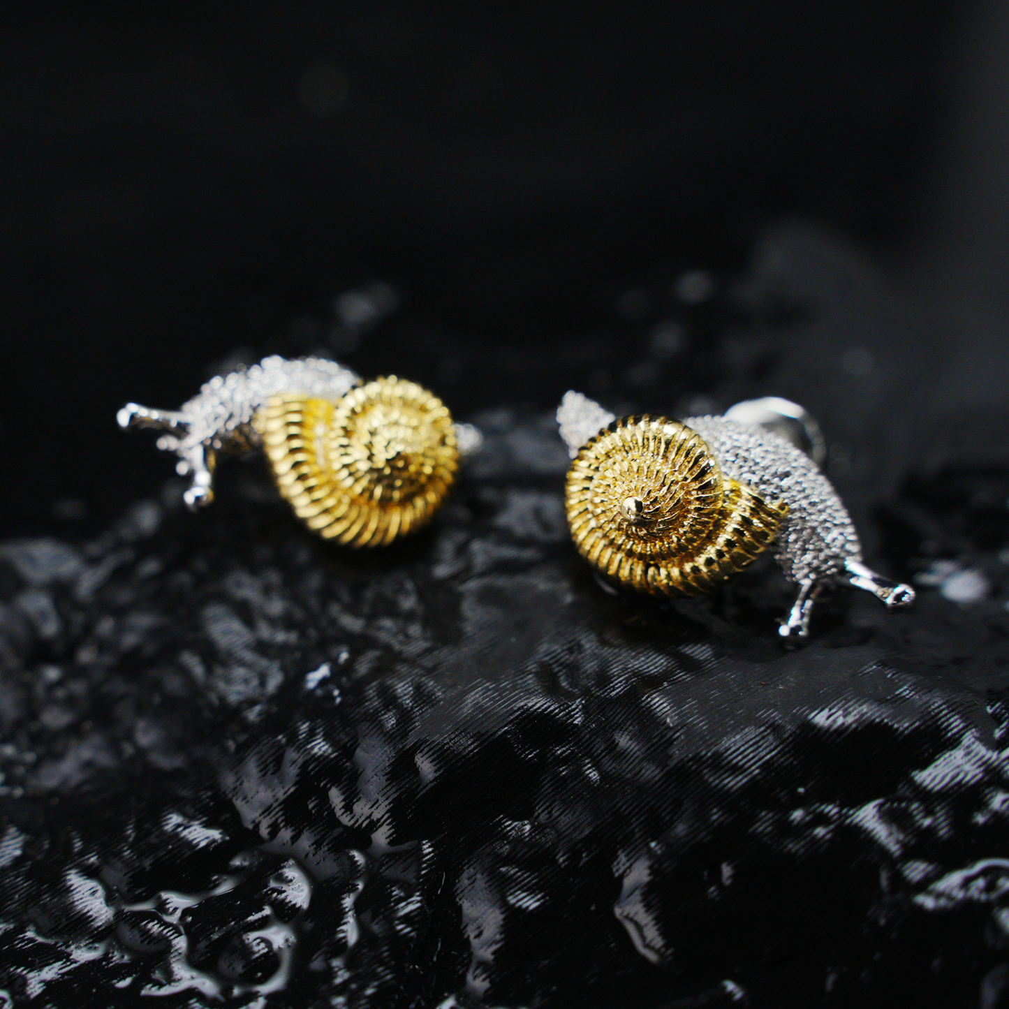Snail Stud Earrings, Whimsical Animal Jewelry, Cute Forest Creature Earrings, Spiritual Nature-Inspired Gift for Her