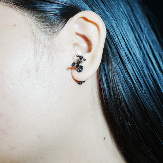 Faucet Earrings Quirky Metal Tap Studs, Punk Industrial Style Water Valve Jewelry, Funny Statement Earrings for Women