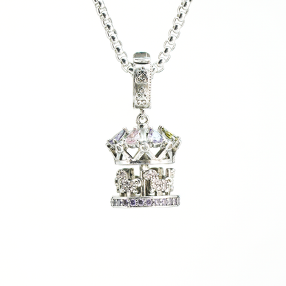 Gothic Carousel Crown Pendant, Fantasy Merry-Go-Round Necklace, Gothic Lolita Jewelry