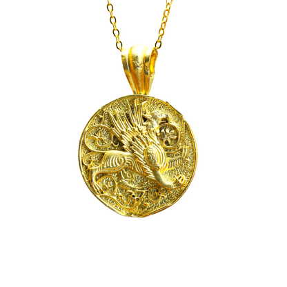 Gotischer Greif-Anhänger – Mythische Tier-Halskette, Fantasy-Wächteramulett-Schmuck
