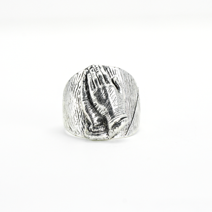 Vintage Handschlagring – Symbol der Einheit, Treue und ewigen Verbundenheit