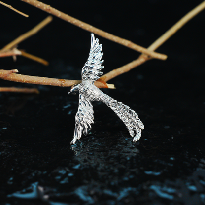 Soaring Bird Ear Cuff Freedom in Flight Elegant Statement Jewelry