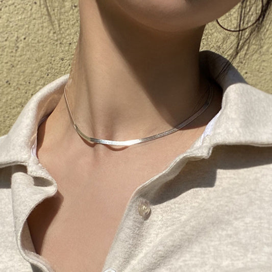 Silver Serenity Snake Chain