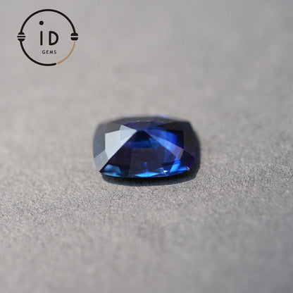 Natürlicher Saphir - 1.44ct - Kissenschliff - Royalblau - Unbehandelt aus Sri Lanka - Ideal für Schmuckdesign oder Sammler
