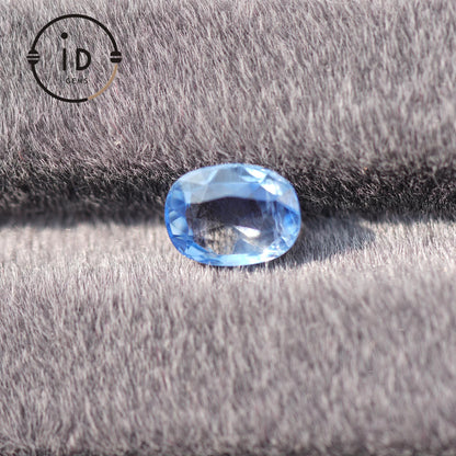 Unbehandelter natürlicher Saphir 2,52ct – Ovalschliff in Königsblau aus Sri Lanka – Edelstein für Sammler & Design