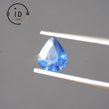 Natürlicher unbehandelter Saphir 1.01ct – Tropfenschliff in Blau – Hochwertiger Edelstein für exklusive Schmuckanfertigung oder Sammler