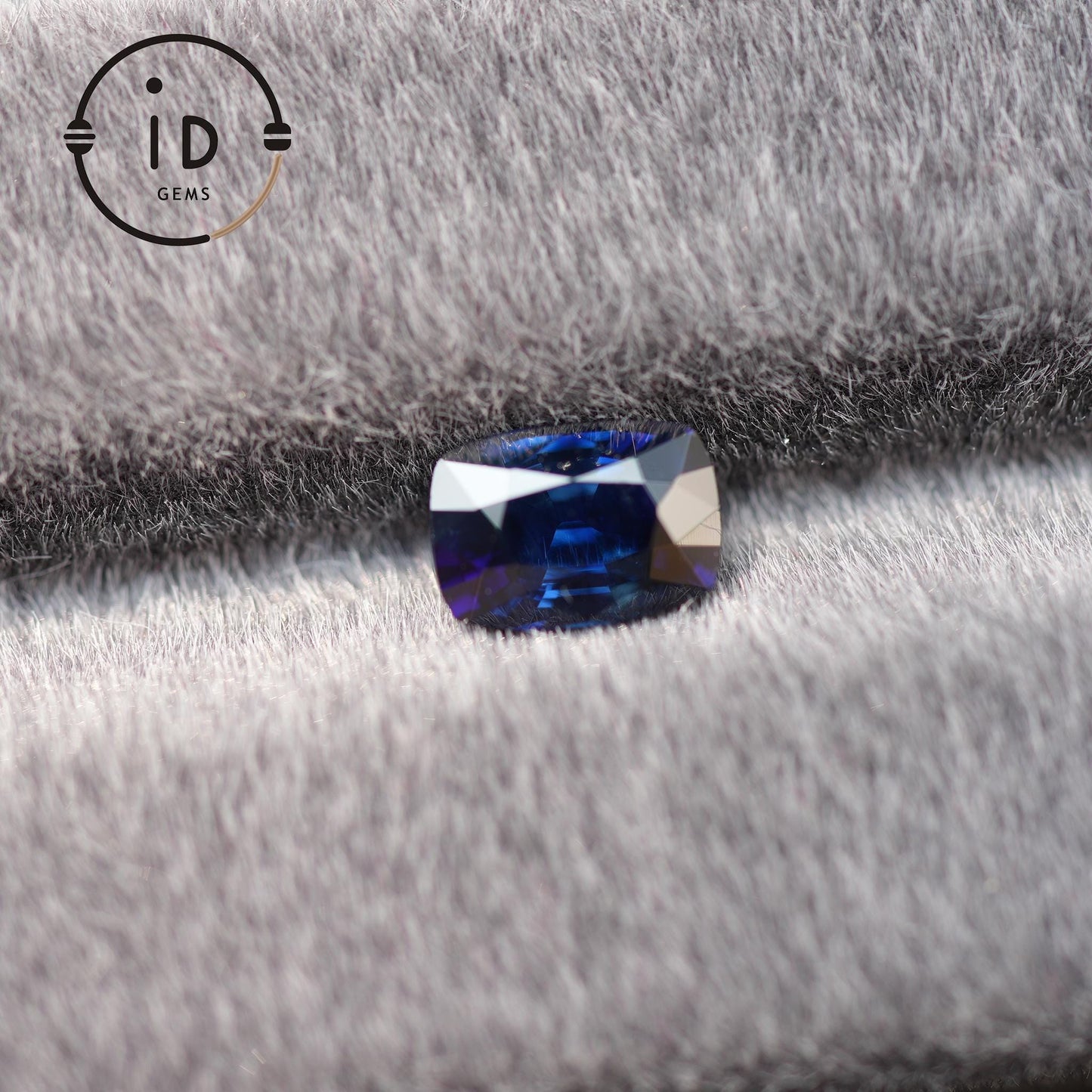 Natürlicher Saphir - 1.44ct - Kissenschliff - Royalblau - Unbehandelt aus Sri Lanka - Ideal für Schmuckdesign oder Sammler