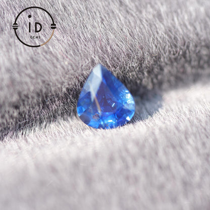 Natürlicher unbehandelter Saphir 1.01ct – Tropfenschliff in Blau – Hochwertiger Edelstein für exklusive Schmuckanfertigung oder Sammler
