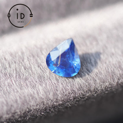 Natürlicher unbehandelter Saphir 1.01ct – Tropfenschliff in Blau – Hochwertiger Edelstein für exklusive Schmuckanfertigung oder Sammler