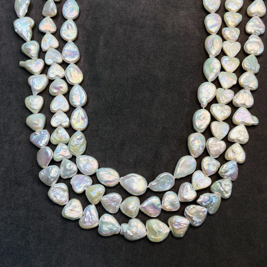 Natural Freshwater Drop Pearls Loose Beads｜25 pcs · 39 cm · 32.7 g｜DIY Bracelet & Necklace Jewelry Making Supplies｜Elegant Pearl Material