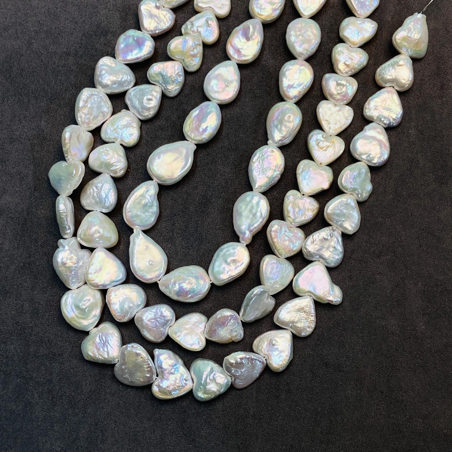 Natural Freshwater Drop Pearls Loose Beads｜25 pcs · 39 cm · 32.7 g｜DIY Bracelet & Necklace Jewelry Making Supplies｜Elegant Pearl Material