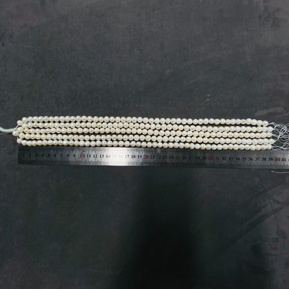 Natural Oval Freshwater Loose Pearls｜4×7 mm · 40 cm · 12.5 g｜Smooth & Organic DIY Bracelet & Necklace Beading Material｜Pure Natural Gem