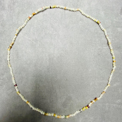 Natural Inclusion Quartz Loose Beads · 10 Strands 50 cm (3 mm, 6 g) · Unique Mineral Inclusions · DIY Bracelet & Necklace Making Supplies