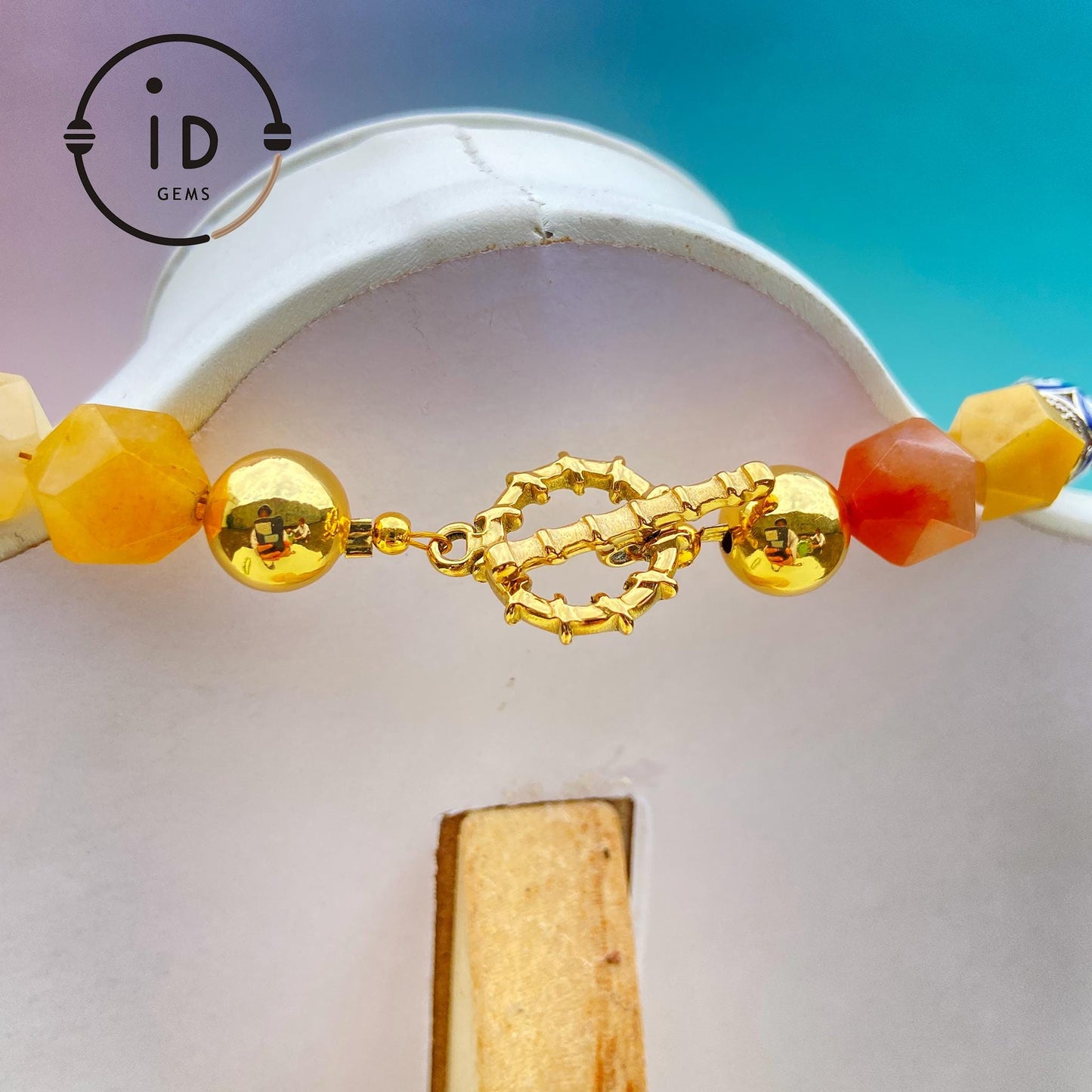 Bunte Achatperlen & Kristall Halskette Handgemachter spiritueller Heilungsschmuck Natürliche Edelsteinkette Geburtstags-  Geschenkartikel