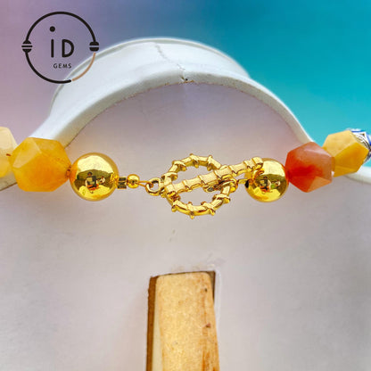 Bunte Achatperlen & Kristall Halskette Handgemachter spiritueller Heilungsschmuck Natürliche Edelsteinkette Geburtstags-  Geschenkartikel